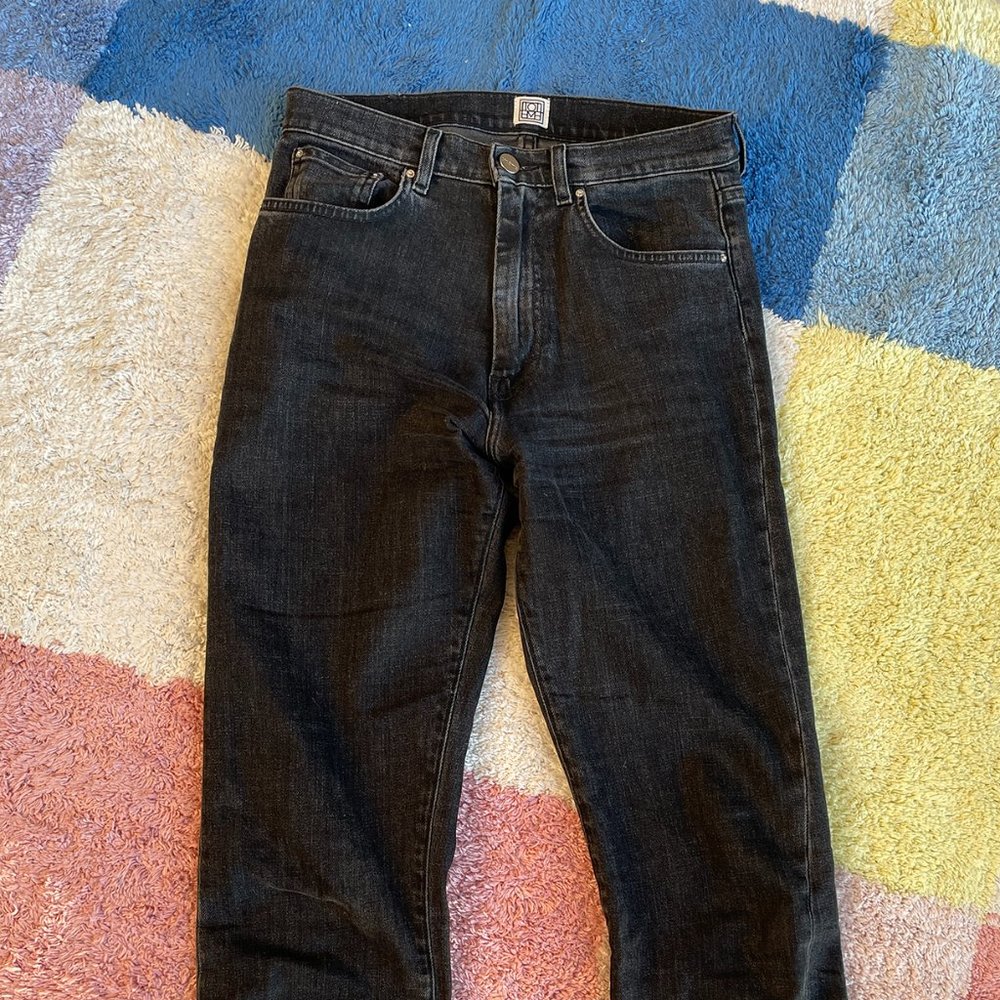 TOTÊME high-rise straight-leg jeans